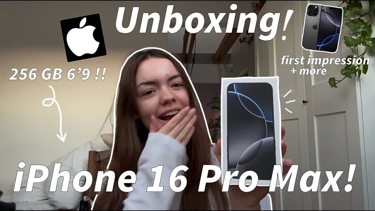 KUPIŁAM NAJNOWSZEGO IPHONA 16 PRO MAX! | unboxing, accessories, moja opinia | +mini vlog₊✩‧