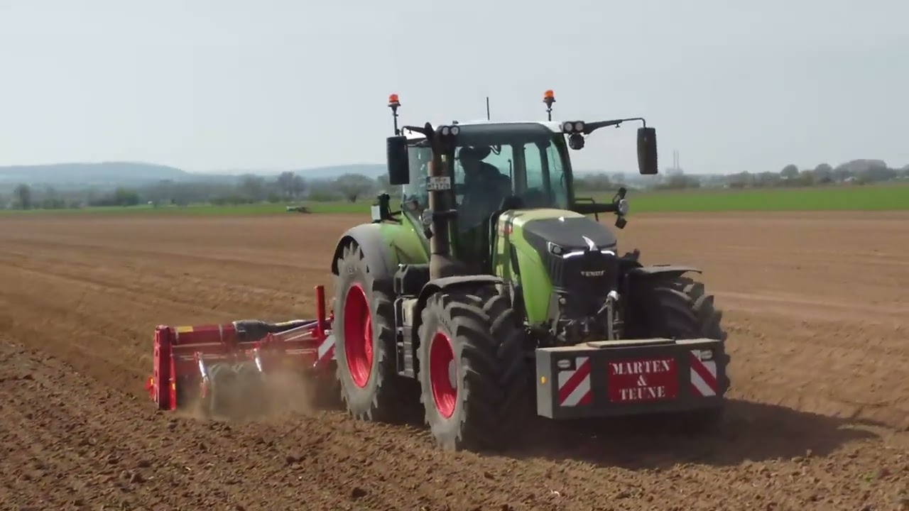 FENDT POWER bei der Kartoffelernte | Marten&Teune mit vielen Traktoren im Einsatz!