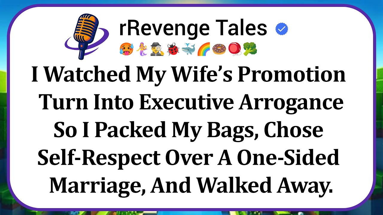 I Watched My Wife’s Promotion Turn Into Executive Arrogance—So I Packed My Bags, Chose Self-Respect