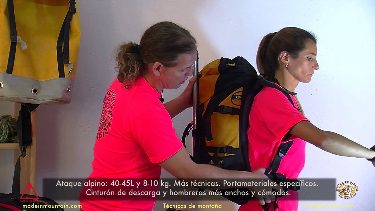 Mochila (1) tipos, usos, volúmenes, pesos... Senderismo