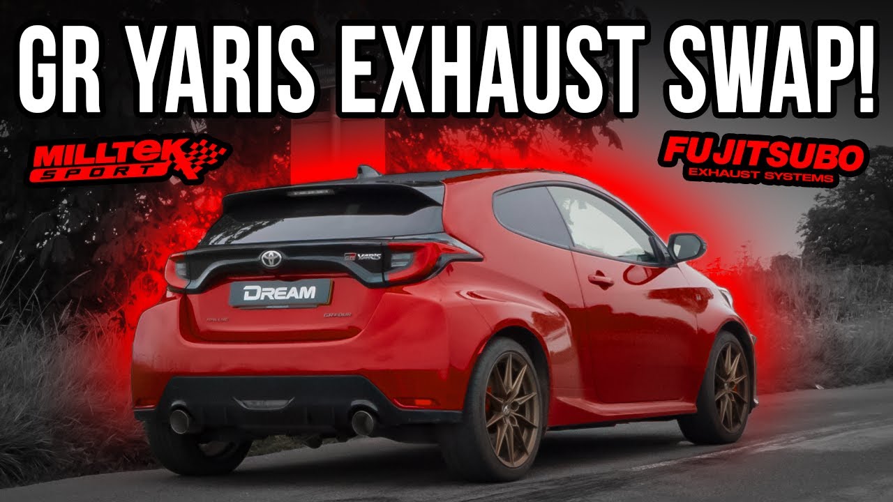 GR Yaris Fujitsubo Exhaust Install & Sound Clips + Milltek Sound Comparison! | Dream Automotive