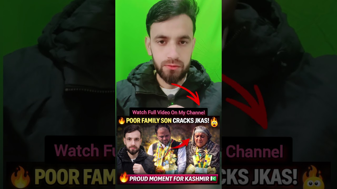 Poor Farmers Son Qualify JKAS EXAM  Aarif ul Assad from Mughal pora Shopain