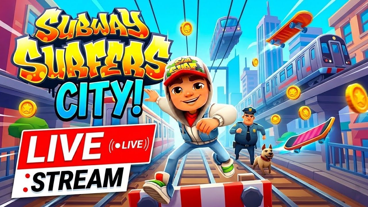 LIVE 🔴 Playing Subway Surfers City Game 🎮 #shortslive #shortsfeed #livestream #shorts #viral