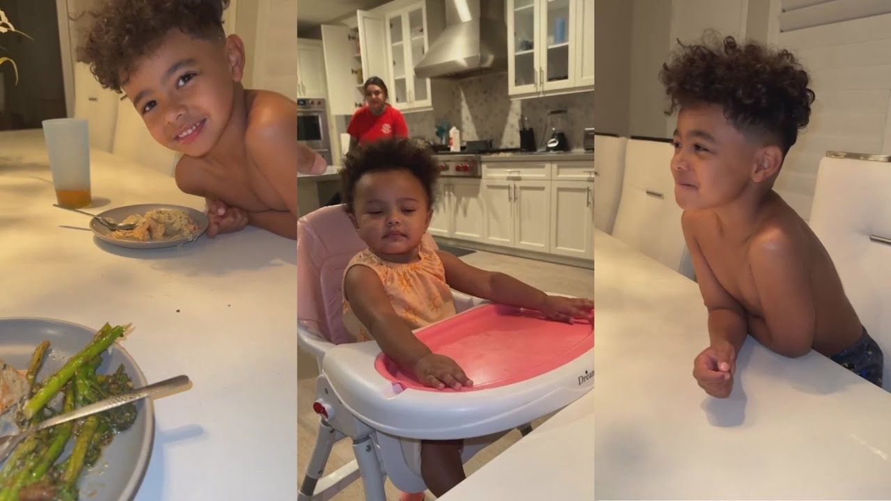 BlueFace Tries To Get His Son To Finish His Food After He Says He&rsquo;s Full🤣🤣🤣🤦&zwj;♂️🤦&zwj;♂️🤦&zwj;♂️