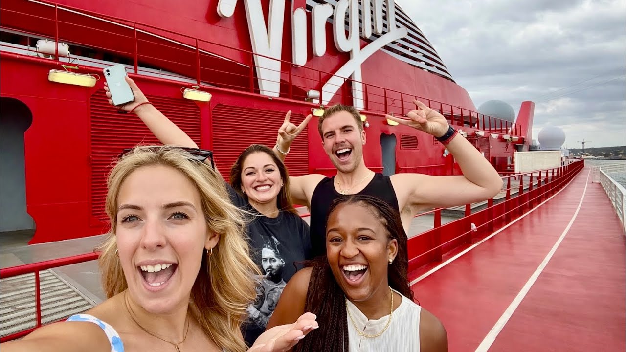 Boarding Virgin Voyages in Barcelona | French Daze & Ibiza Nights (Day 1)