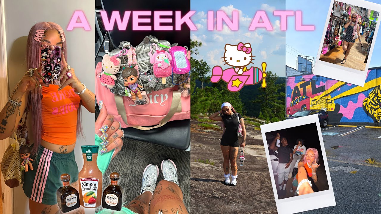 A WEEK (kinda) IN ATL 🏙️🎀📹 *wit my homeboys :p*