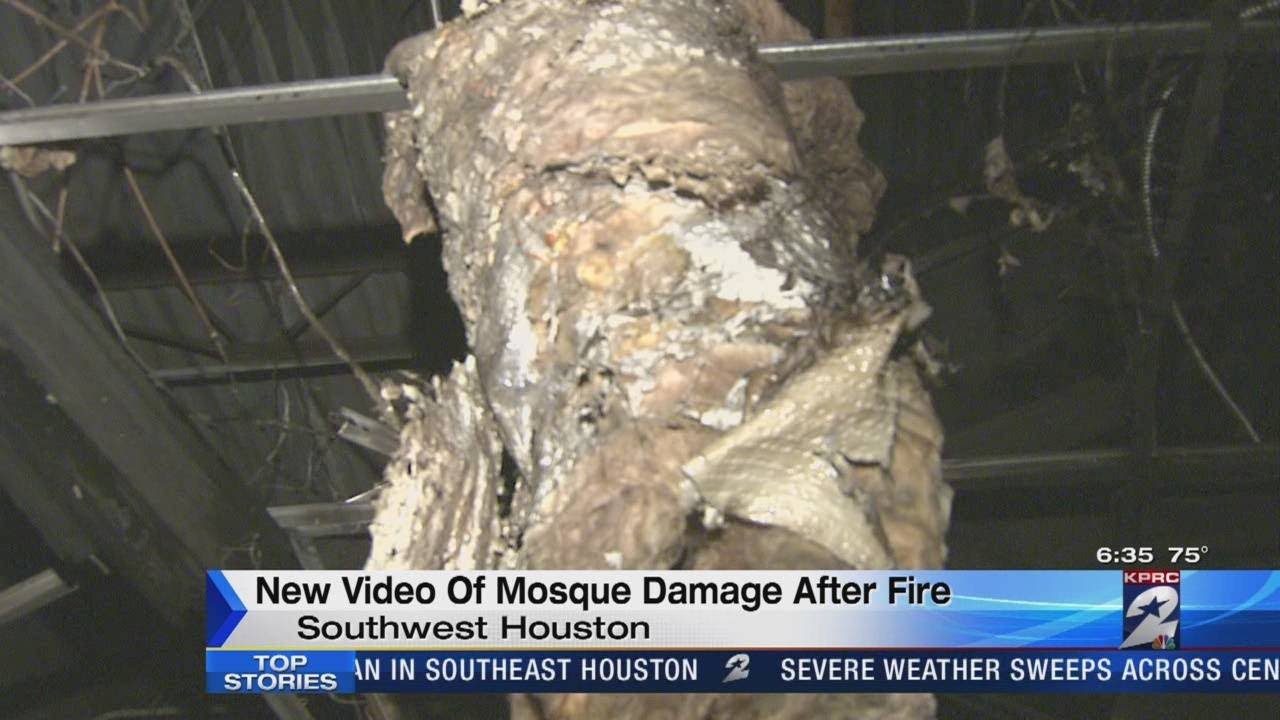 New Video Of Mosque Damage After Fire
