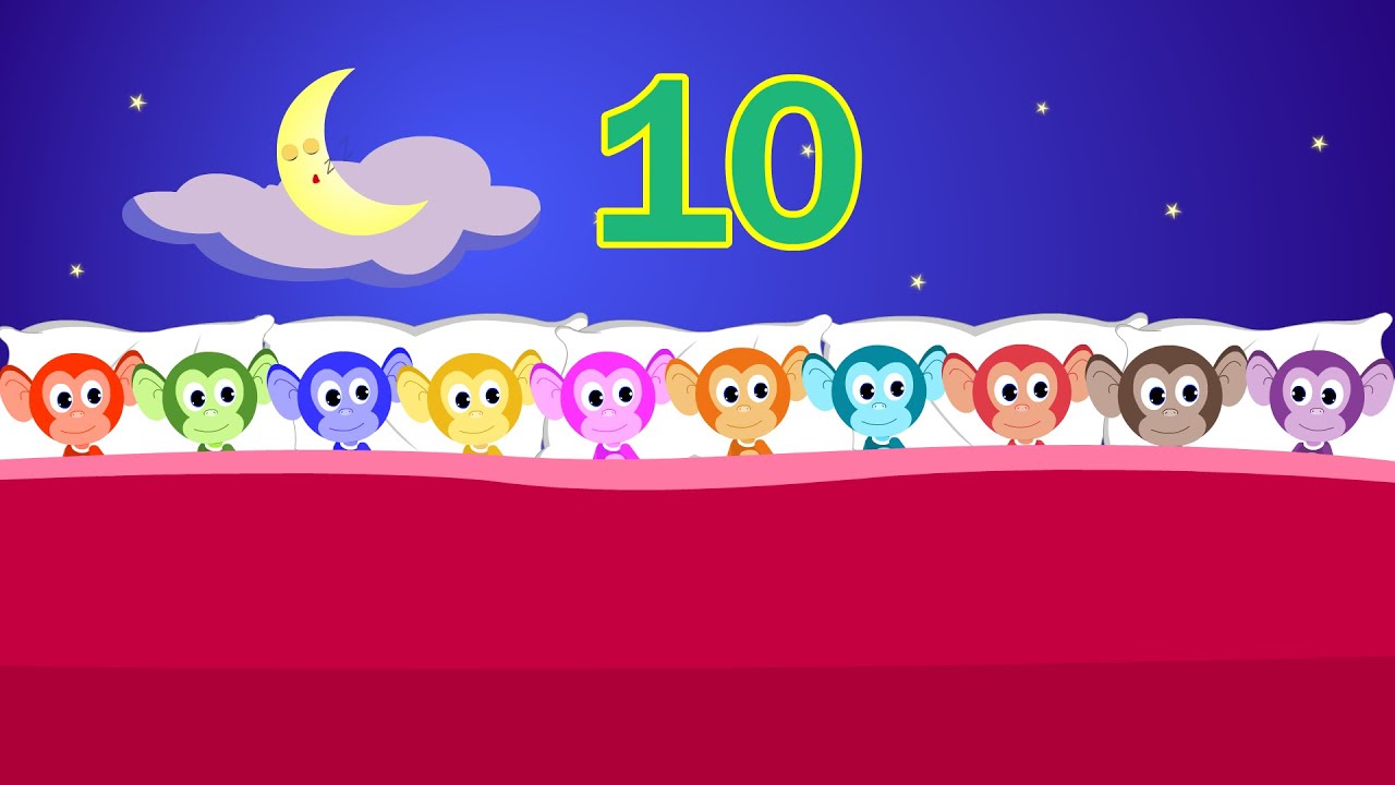 สิบ ในเตียง | เพลงเด็ก | เพลงเด็กอนุบาล | Ten in the Bed Nursery Rhyme