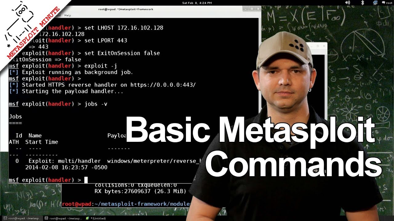 Basic MSF Console Commands - Metasploit Minute [Cyber Security Education]