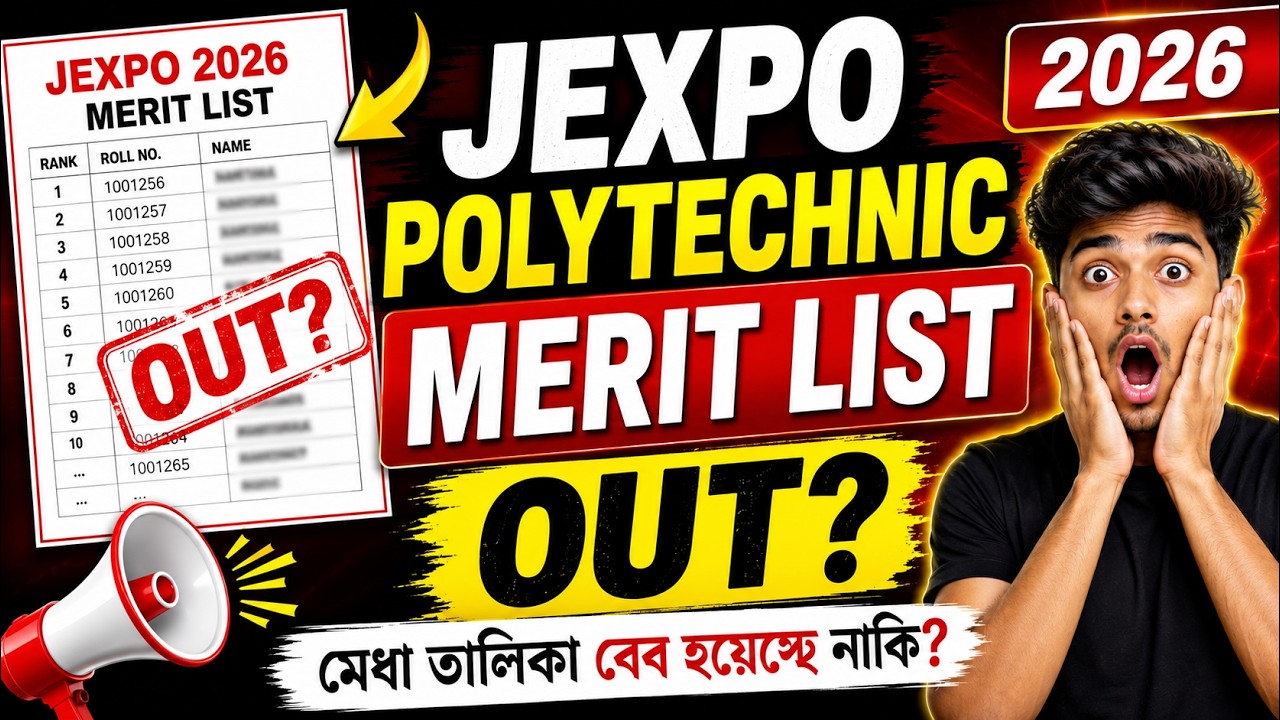 JEXPO Polytechnic Merit List Out? 🔥 Fee Structure 2026 | Admission Fees | Complete Details