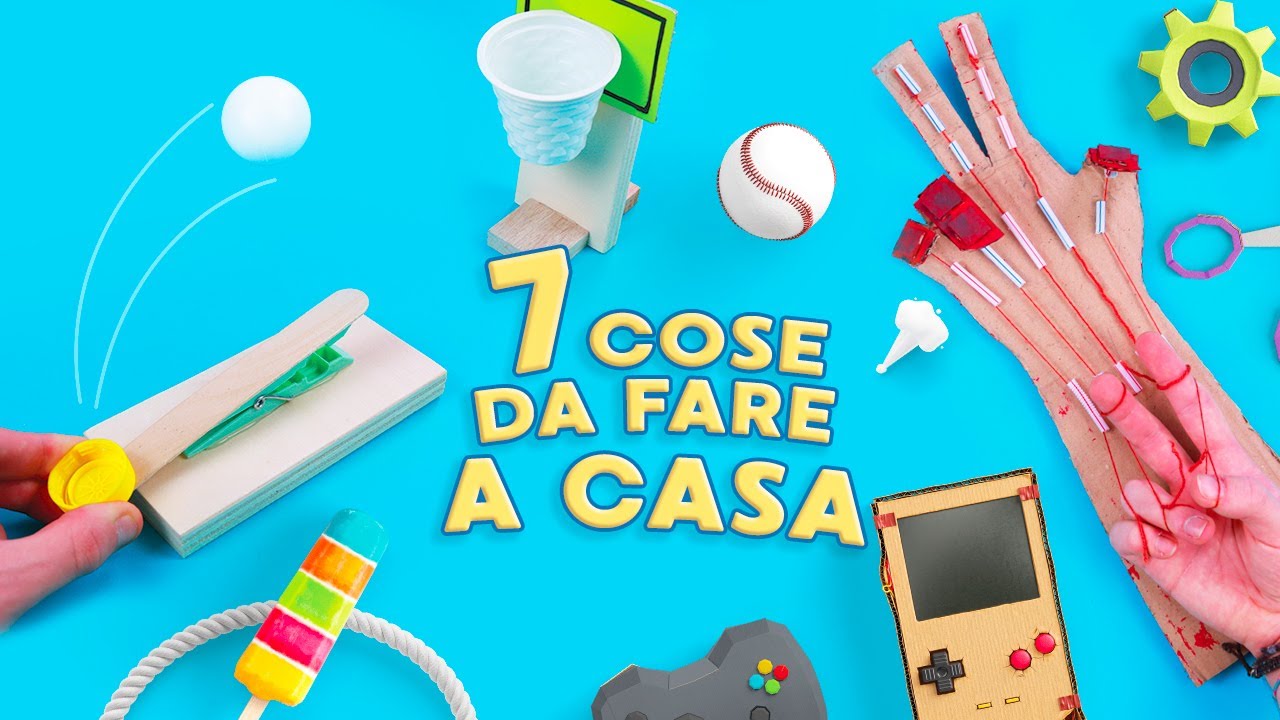 7 COSE DA FARE A CASA quando si è annoiati!
