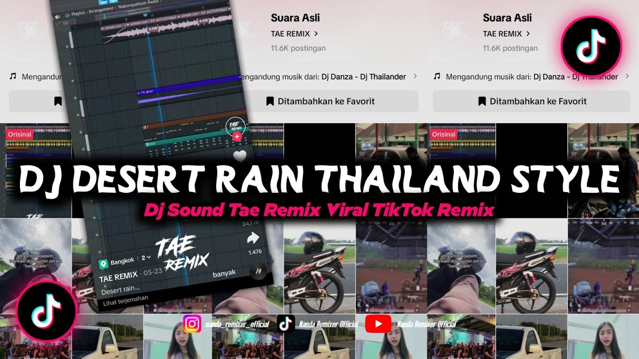 Dj Desert Rain Thailand Style || Dj Sound Tae Remix Viral TikTok Remix
