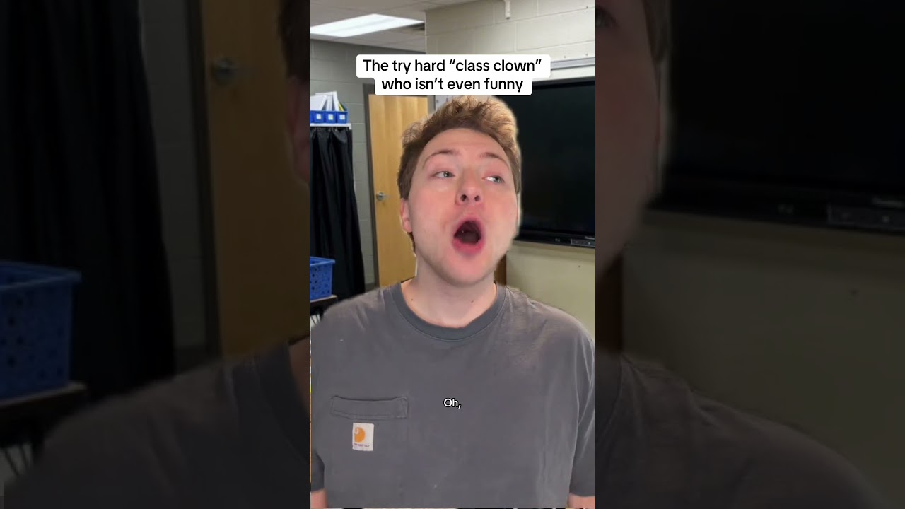 The try hard class clown who isn&rsquo;t even funny #school #pov # nostalgia