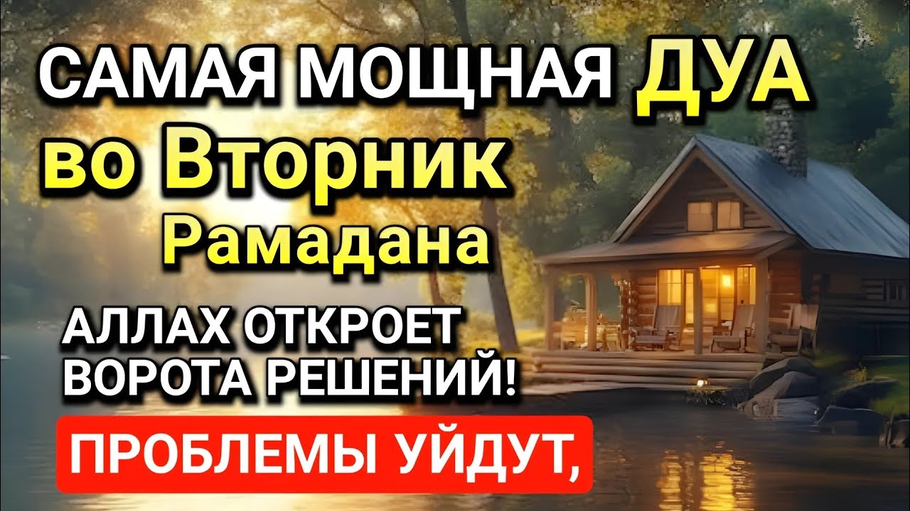 Самая сильная дуа во Вторник! Ризк, богатство, успех, счастье!l