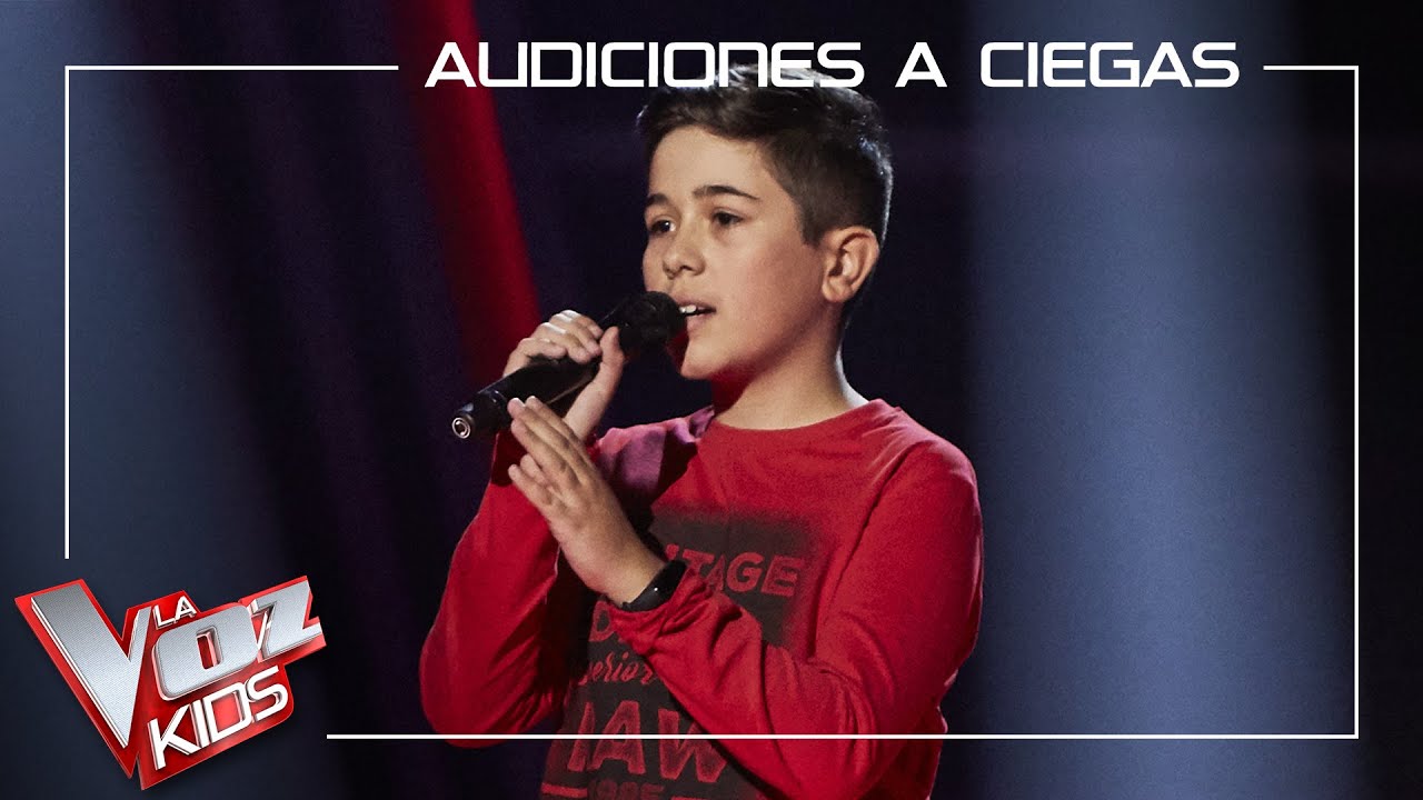 Lukas Urdea canta 'Mi princesa' | Audiciones a ciegas | La Voz Kids Antena 3 2021