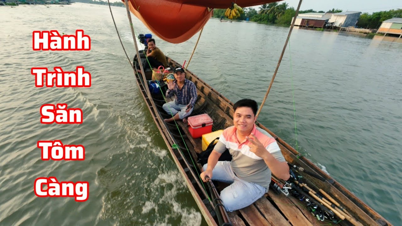 Câu trúng ổ tôm càng xanh khủng | Khói Bếp Tv 87
