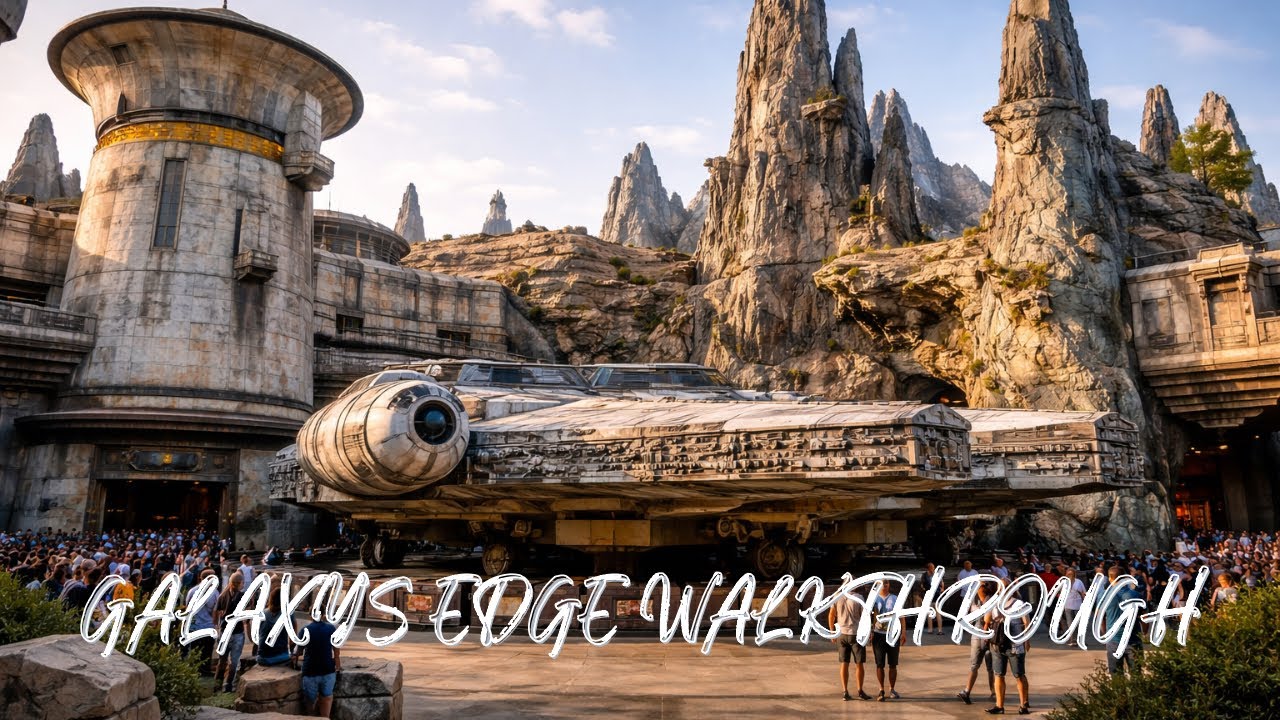 Full Walking Tour of Star Wars Galaxy’s Edge at Disney’s Hollywood Studios 