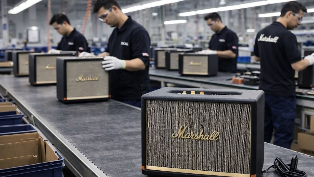 Inside the Build: Marshall Woburn III Speaker Manufacturing Process (Simulated)