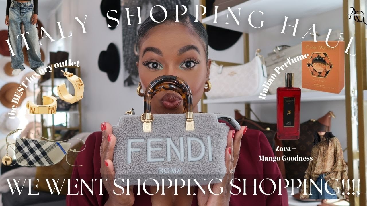 ITALY SHOPPING HAUL || perfume in Sorrento, luxury outlet shopping, diamond jewelry in Florence