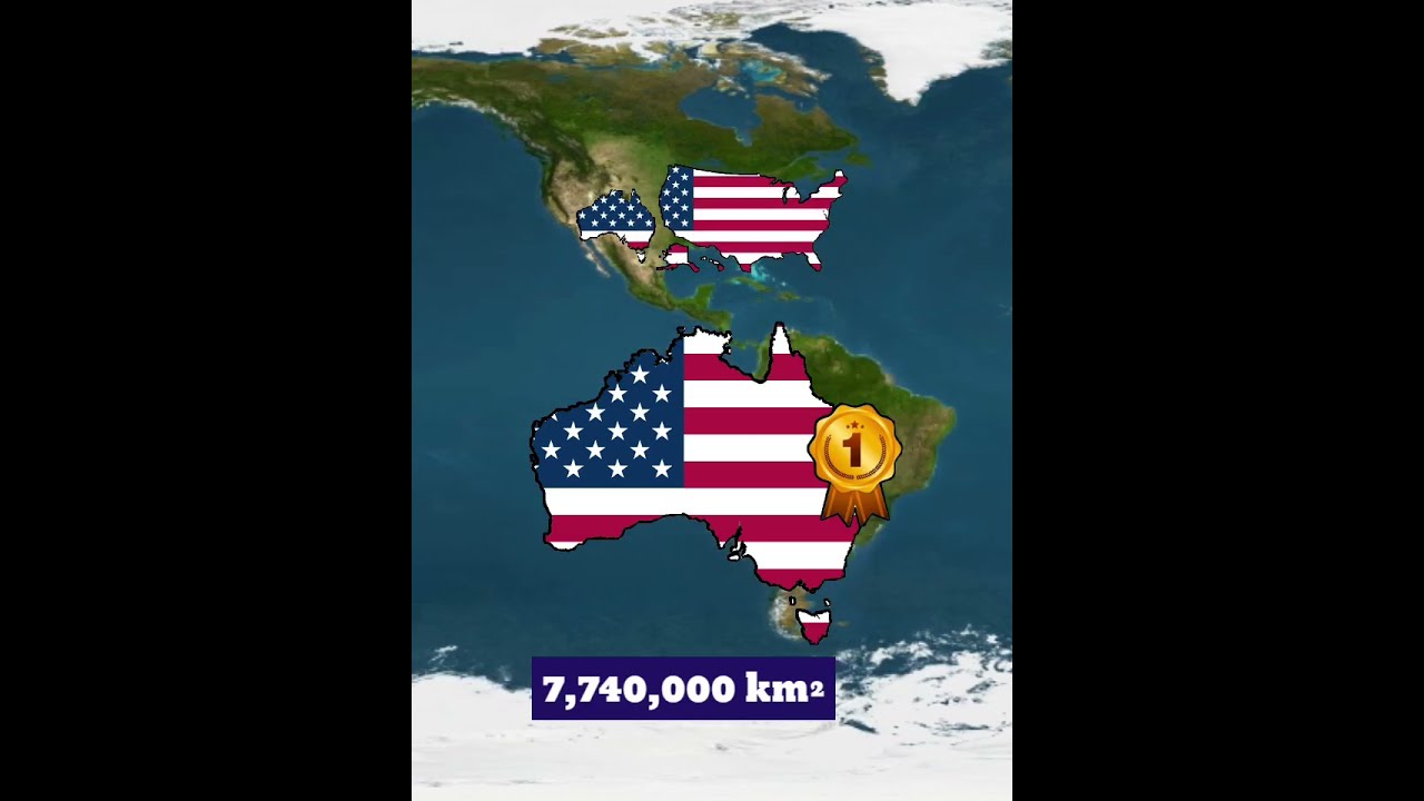 Что, если бы Австралия присоединилась к США? | Сравнение стран | Data Duck 2.o