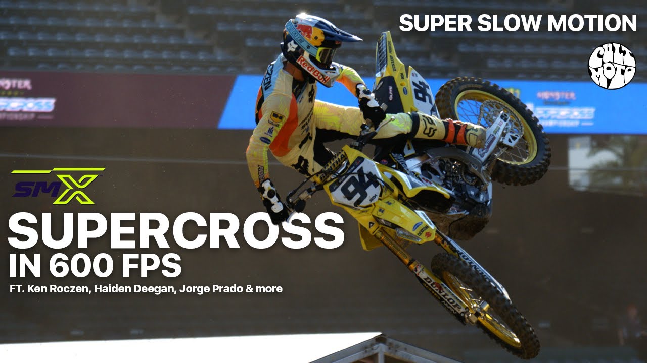 Supercross in SUPER SLOW MOTION | 2025 SMX RD1 PRESS DAY