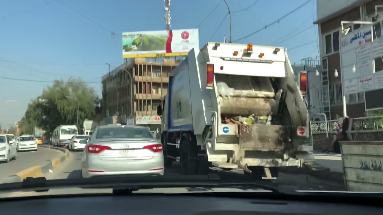 Baghdad - driving on karada streed بغداد كرادة داخل