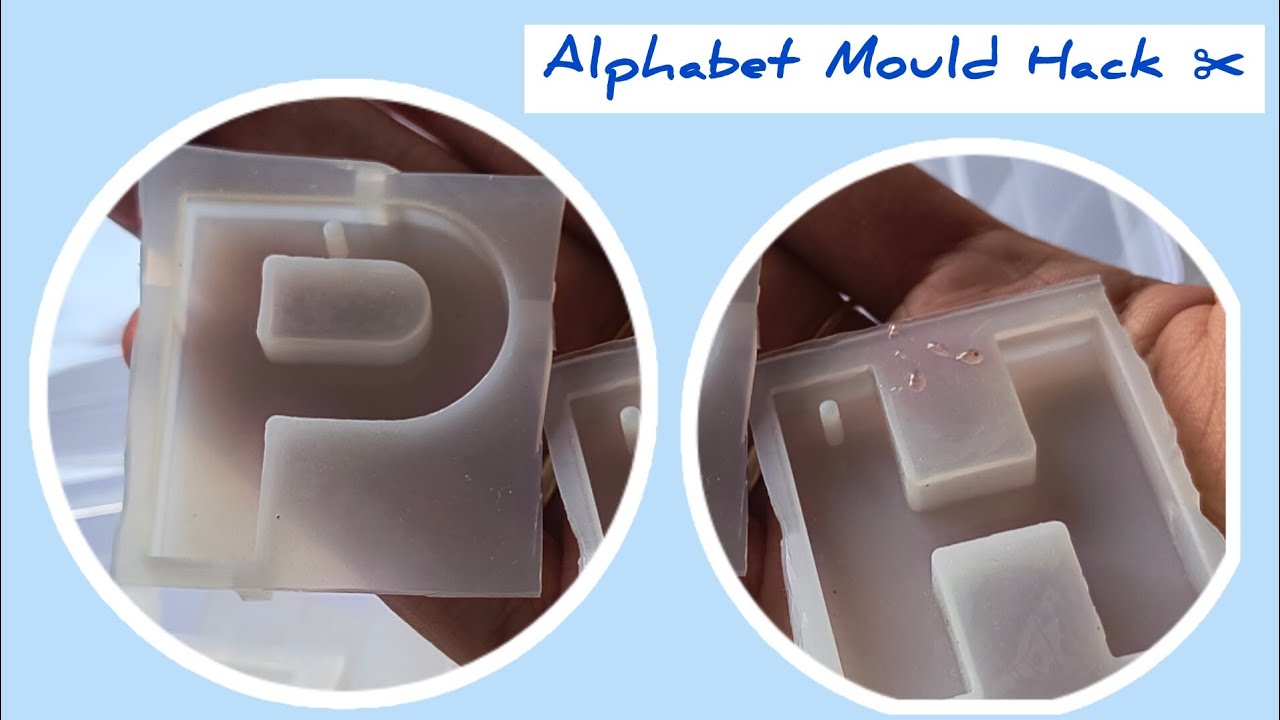Alphabet Mould Hack ✂️ | Cutting Silicone Alphabet Moulds Safely | Rangula Lokam