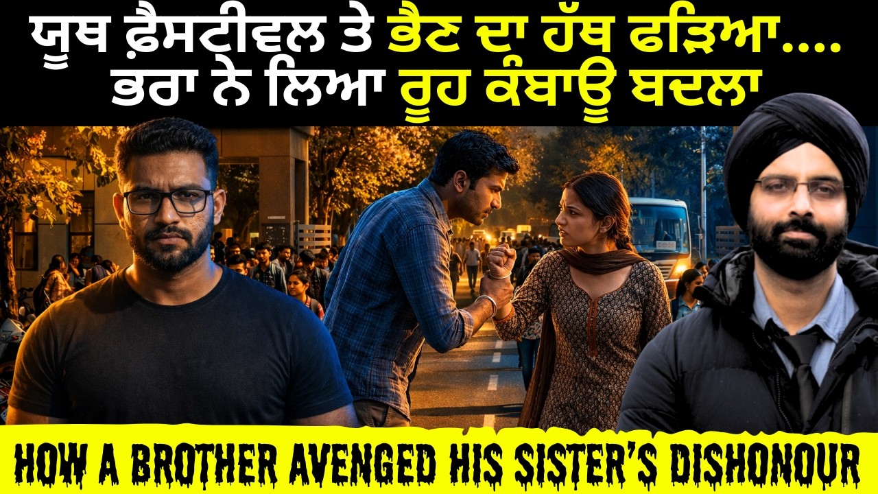 ਯੂਥ ਫ਼ੈਸਟੀਵਲ ਤੇ ਭੈਣ ਦਾ ਹੱਥ ਫੜਿਆ ਭਰਾ ਨੇ ਲਿਆ ਰੂਹ ਕੰਬਾਊ #punjabistory #punjabi #punjab