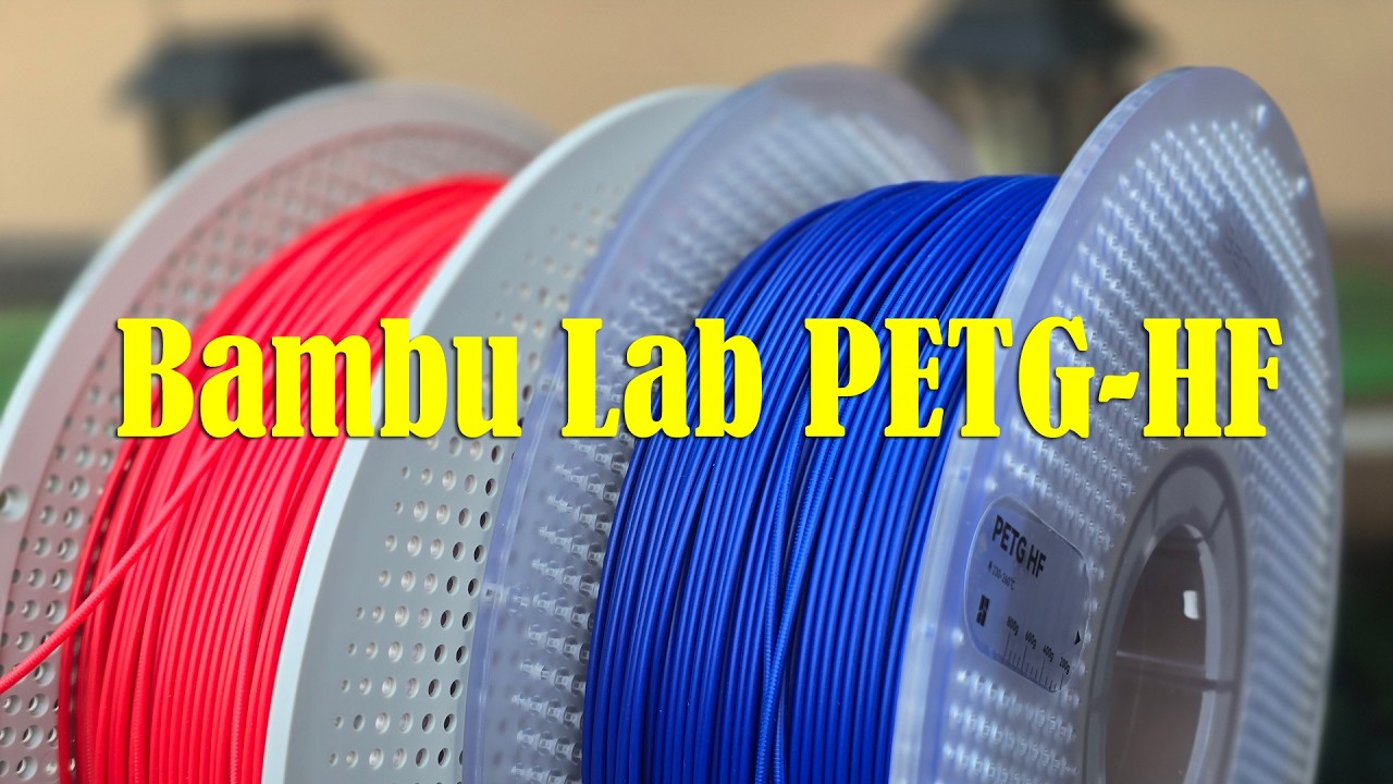 Bambu Lab PETG-HF (red vs blue) as a replacement for PETG Basic, but is it really better?