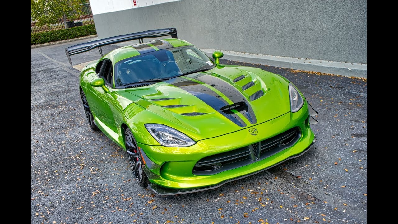 Dodge Viper GTC ACR 645hp V10 Muscle Car Start Up Sound Interior Exterior at Prestige Imports Miami