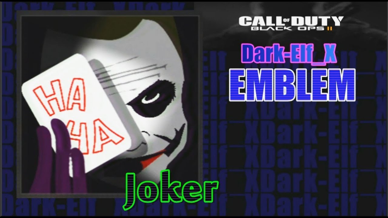 Black Ops 2 Emblem - Joker