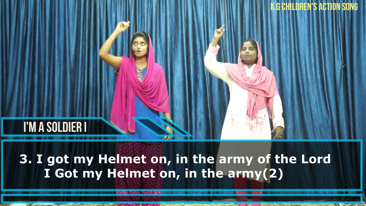 I'm a soldier in the army of the Lord-K.G Children's action Song