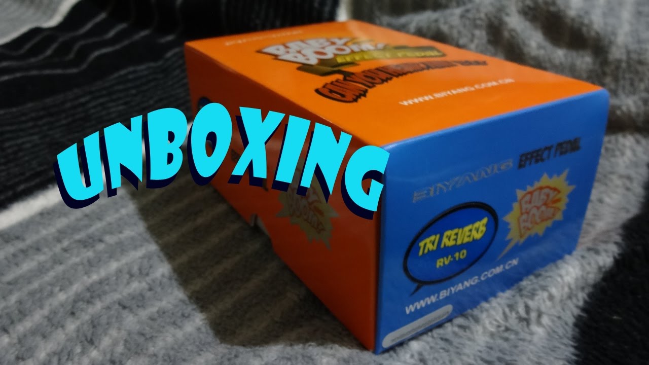 Unboxing: Biyang Baby Boom Tri-Reverb RV-10 (chinese effect pedal)
