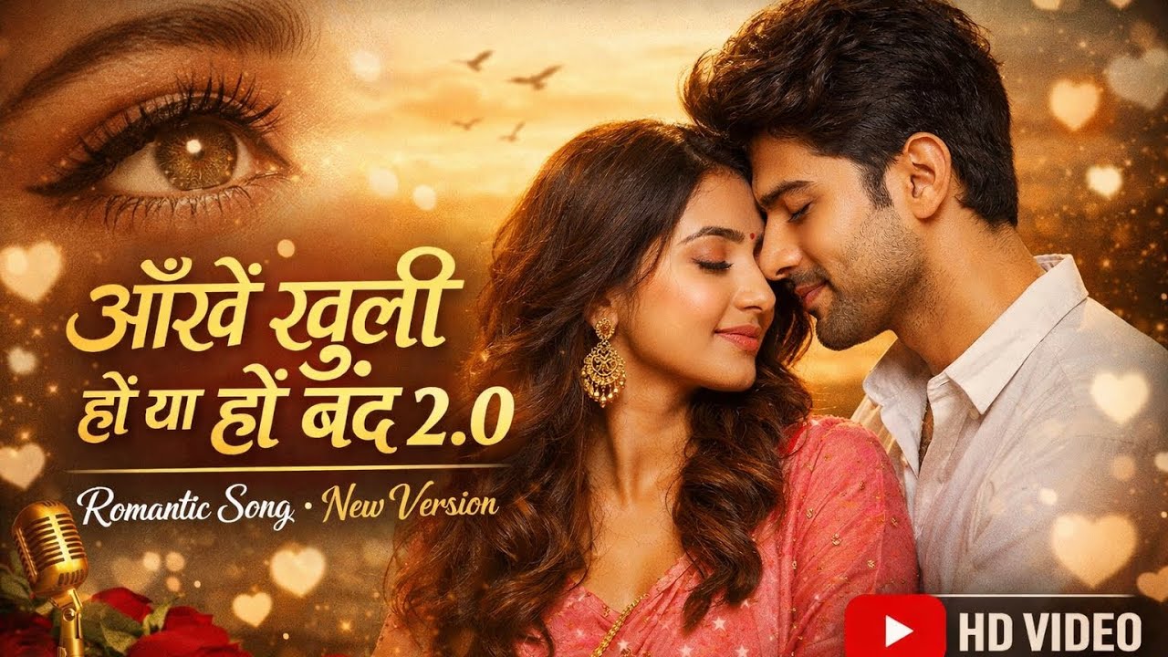 आँखें खुली हों या हों बंद 2.0 | New Romantic Hindi Song | Heart Touching Love Melody 2026 |