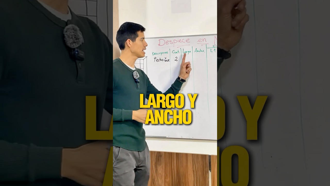 La forma m&aacute;s f&aacute;cil de entender el LARGO y ANCHO en tu DESPIECE🥳 #andybeamelamina #melamina