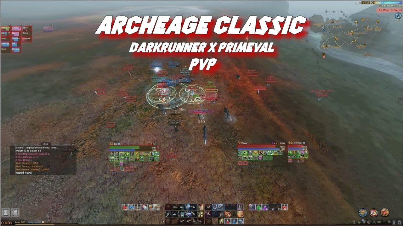 Archeage Classic OBT 2 Darkrunner x Primeval PvP