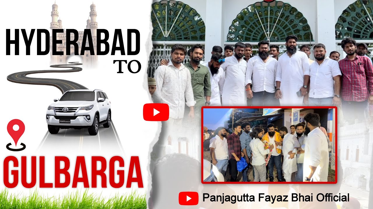 Panjagutta Fayaz Bhai || Gulbarga darga With Eagle Team Brothers || #youtubevideo #vlogs #eagleteam