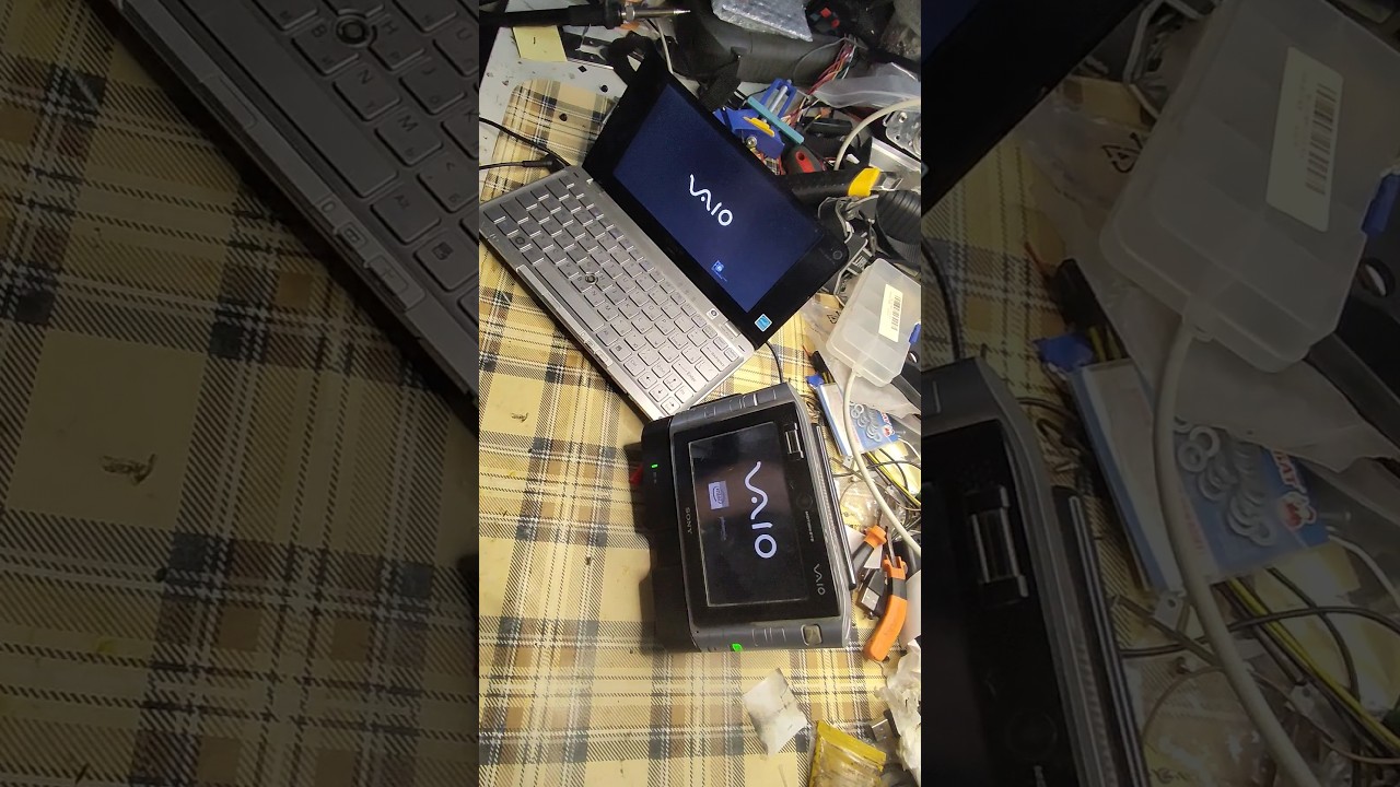 Моя маленькая коллекция маленьких Sony VAIO #retropc #ретро #sony #vaio
