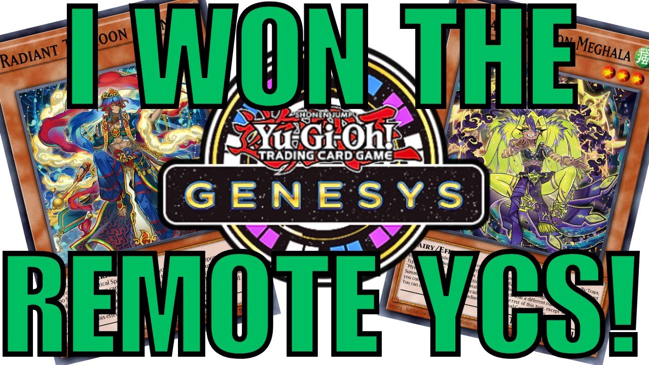 Я выиграл дистанционный дуэль YCS с гигантской картой Genesys! Первое место! Колода Radiant Typho...