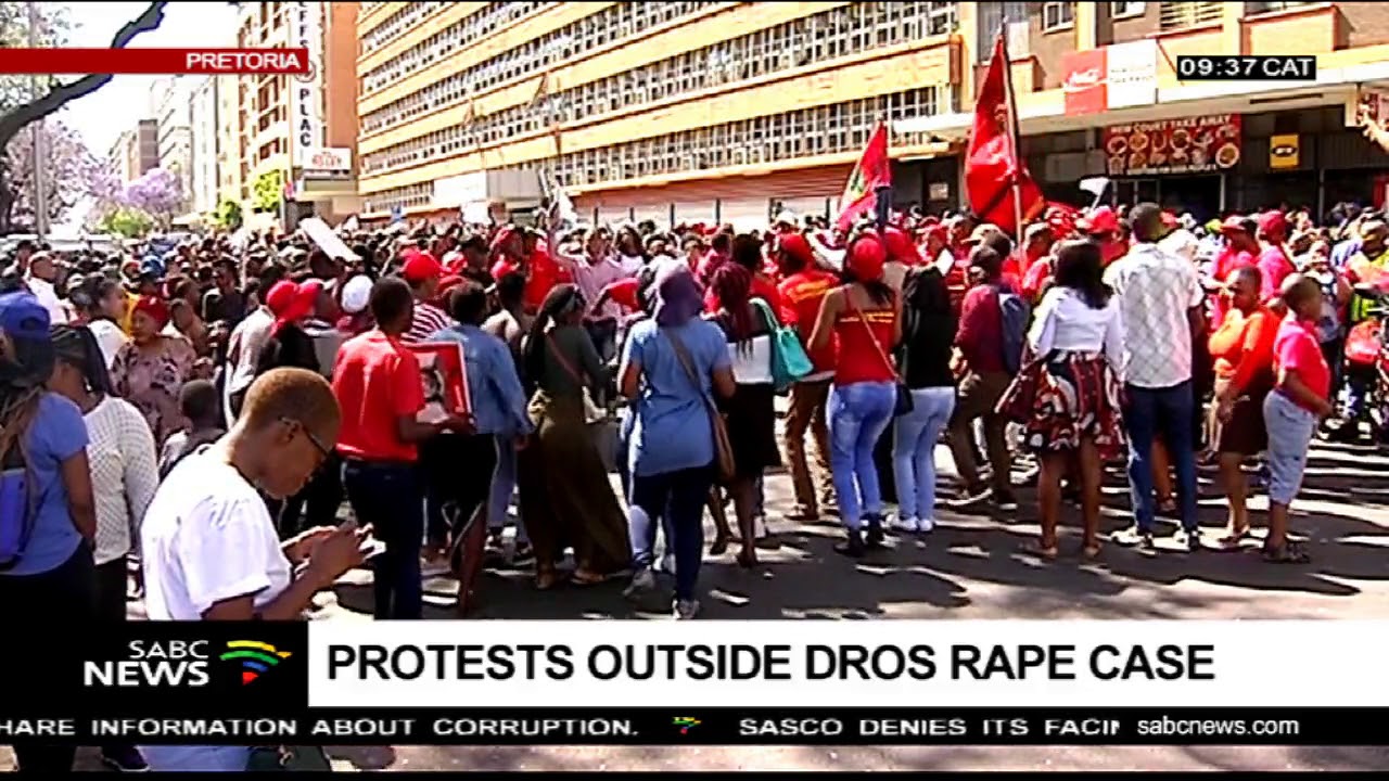 Pickets outside Pretoria Magistrate&rsquo;s Court