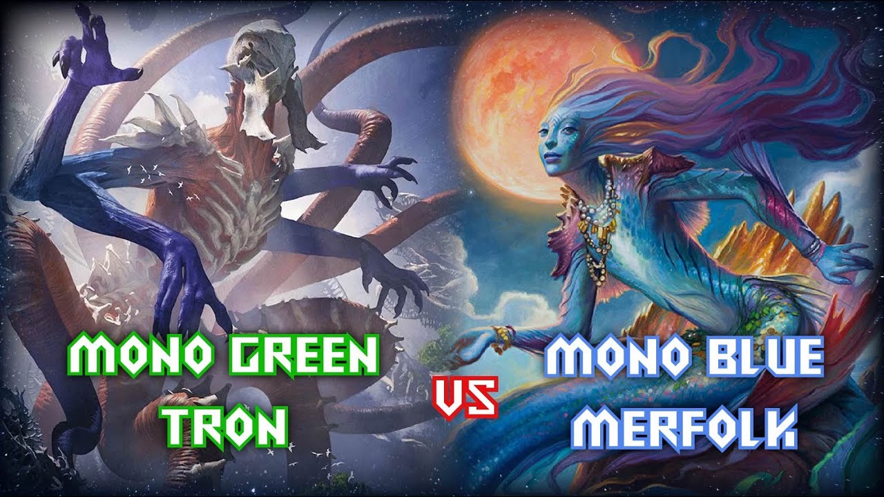 Mono Green Tron VS Mono Blue Merfolk | MODERN