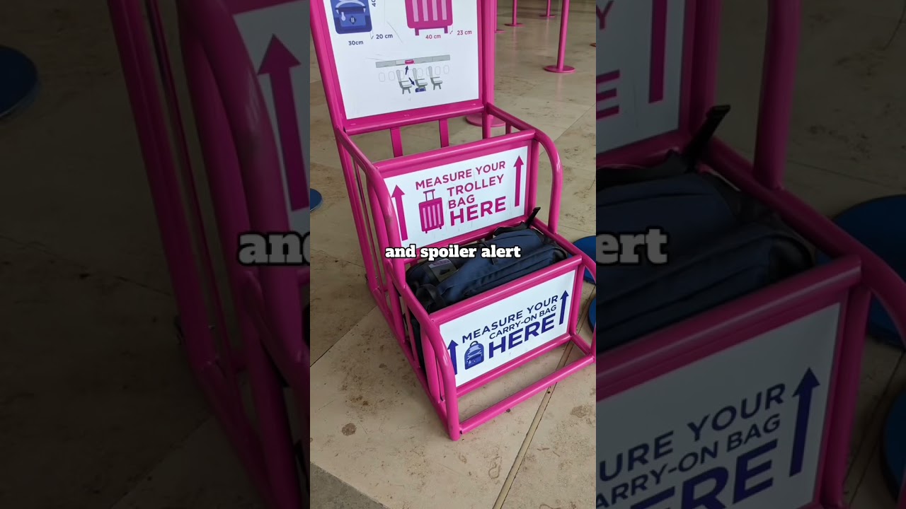 #shorts Wizzair hand luggage rules and charges explained (2024)