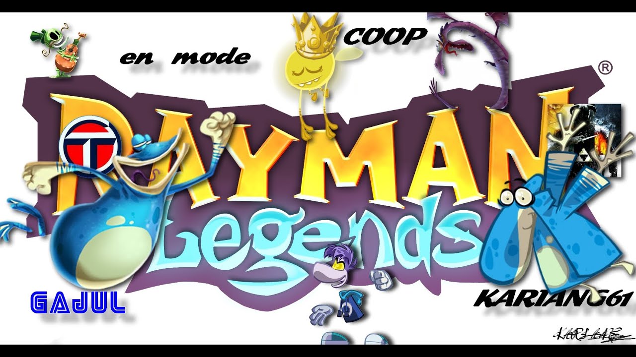 Rayman Legends en Coop avec @Gajul93 [FR HD 1080