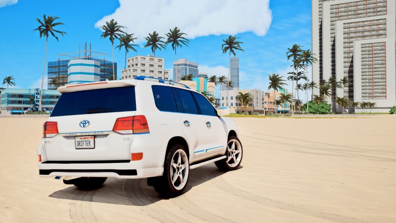 GTA: Vice City Remastered 2020 TOYOTA LAND CRUISER V8 Gameplay With Tommy Vercetti Logitech G29