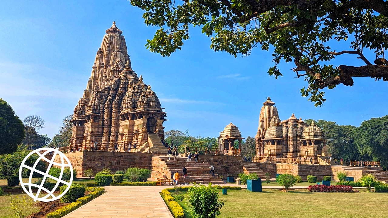Khajuraho Temples, Madhya Pradesh, India  [Amazing Places 4K]