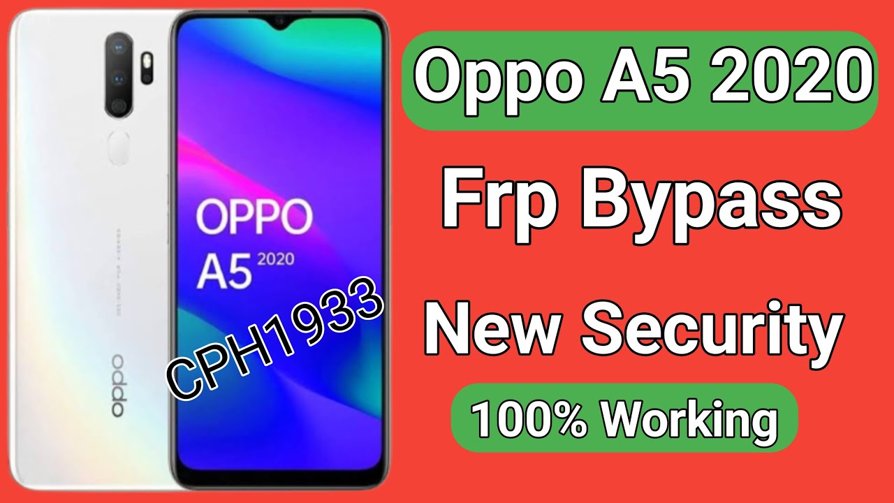Oppo a5 2020 Frp Bypass l New Security l Oppo CPH1933 Google Account Bypass l 100% Working