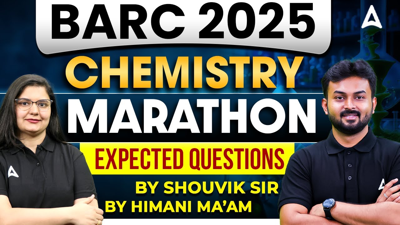 BARC Chemistry Marathon 2025 | Expected Questions Practice | Crack BARC 2025