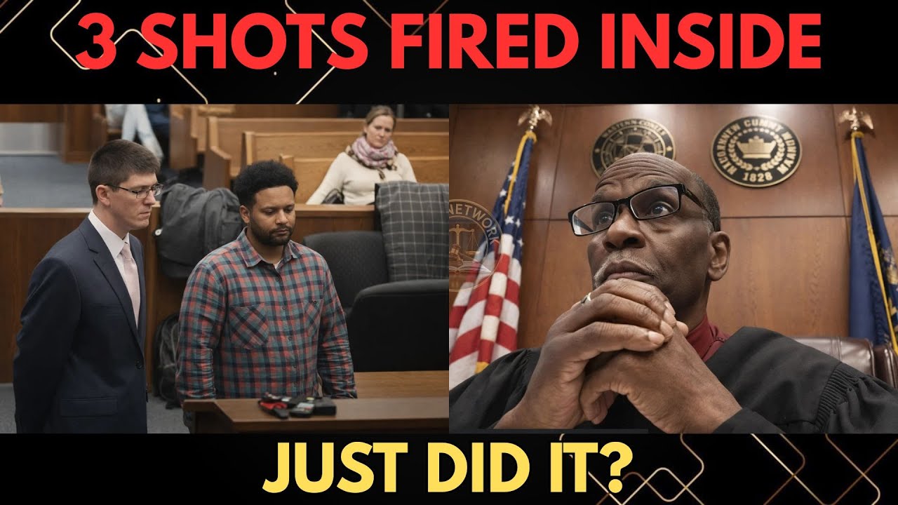 3 Shots Fired Inside a Building: Defendant Admits He 'Just Did It' for No Reason