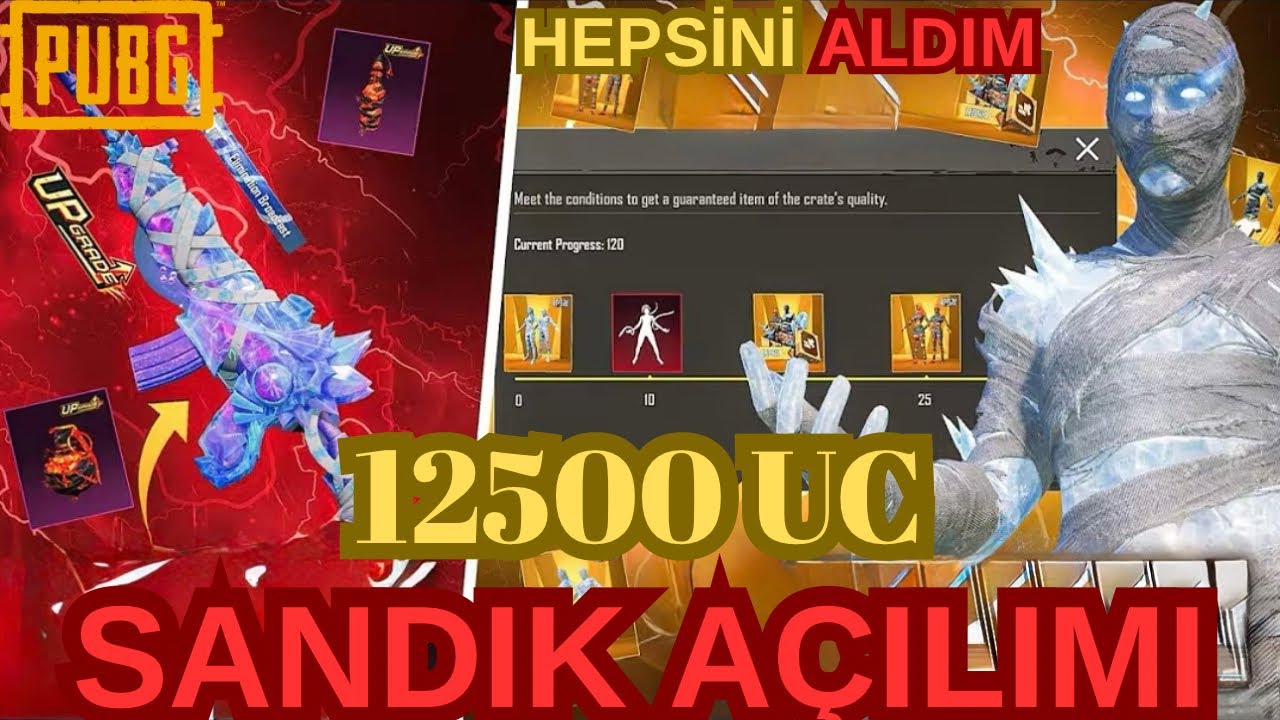 HEPSİNİ ALDIM MUMYA SANDIK AÇILIMI PUBG MOBİLE 😱 