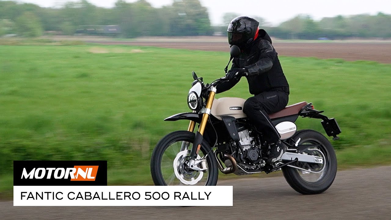 Fantic Caballero 500 Rally test in Nederland